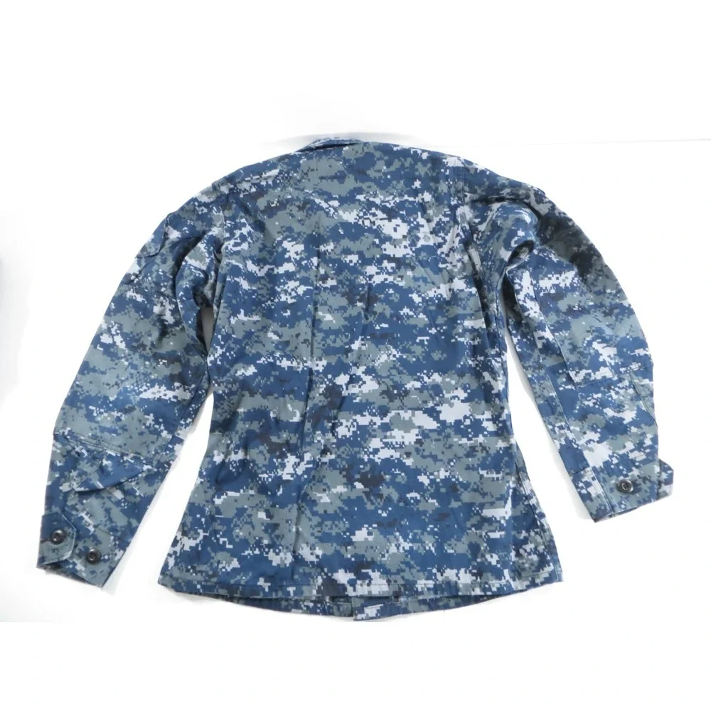 US‎ Navy Working Blouse NWU Uniform Top Size 32 Short Blue Digital Camo Lot of 3